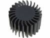 SK57250SA Радиатор; для светодиодов; O:85мм; H:50мм; Цвет: черный