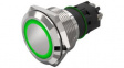 82-6552.2134 Illuminated Pushbutton 1CO, IP65/IP67, LED, Green, Maintained Function