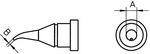 LT 1XHS, Паяльный наконечник Круглой формы, изогнутый 30° 0.4 mm, Weller