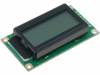 RC0802A-GHW-ESV Дисплей: LCD; алфавитно-цифровой; STN Positive; 8x2; серый; LED