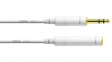 CFM 3 VK-SNOW Headphone extension cable 3 m White