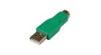 GC46MF Adapter, USB-A Plug - PS/2 Socket