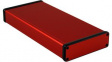 1455L2201RD Extruded Enclosure, Red, 103 x 220 x 31 mm, Aluminium, 1455