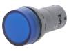 1SFA619403R5234, Индикат.лампа: индикаторная лампа; плоский; синий; Отв: O22мм, ABB