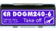 EA DOGM240B-6 LCD-graphic display 240 x 64 Pixel,blue