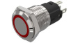 82-4551.2113 Illuminated Pushbutton 1CO, IP65/IP67, LED, Red, Maintained Function