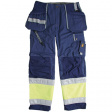 665170469-C52 Tool Pocket Trousers with Reflex 665 Размер C52/L сине-желтый