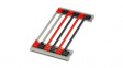 24568-332 Guide Rail with Coding, Red / Silver, 340mm, Pack of 10 pieces