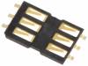 115E-AEA0-R01 Разъем: для карт памяти; SIM; без экстрактора, без держателя; SMT