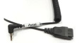 AXC-25 Coiled Headset Cable, 2.5 mm - 1x QD