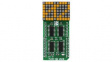 MIKROE-2790 7x10 Y Click Yellow LED Dot Matrix Display Module 5V