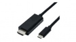 11.04.5841 Video Cable, USB-C Plug - HDMI Plug, 3840 x 2160, 2m