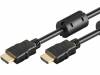 HDMI.HE040.015, Кабель; HDMI 1.4; вилка HDMI, с обеих сторон; 1,5м; черный, Goobay