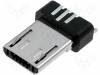 ESB22B1101, Вилка; USB B micro; под заливку компаундом; пайка; PIN:5; 0,65мм, ECE
