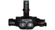 502124 Headlamp, LED, Rechargeable, 1600lm, 230m, IP68, Black