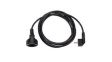 341.186 Extension Cable IP20 PVC CEE 7/7 Plug - DE Type F (CEE 7/3) Socket 5m Black