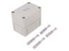 11090201, Enclosure without knock outs grey, RAL 7035 Polystyrene IP 66 N/A TK-PS, Spelsberg