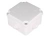 0223-00, Корпус: соединительная коробка; Х:92мм; Y:92мм; Z:50мм; накладной, ELEKTRO-PLAST NASIELSK