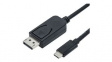 11.04.5837 Video Cable, USB-C Plug - DisplayPort Plug, 7680 x 4320, 3m