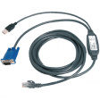 USBIAC-10 Адаптерный KVM-кабель VGA/USB –> RJ45 3 m