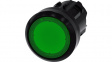 3SU1001-0AB40-0AA0 SIRIUS ACT Illuminated Push-Button front element Plastic, green