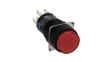 AL6M-M24PR Illuminated Pushbutton Switch Red 2CO Momentary Function LED