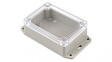 RP1085BFC Flanged Enclosure with Clear Lid 105x75x40mm Light Grey ABS/Polycarbonate IP65