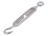 SCI-C-M5-A4 Turnbuckle; acid resistant steel A4; for rope; hook/eye; O: 8mm