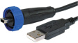 PX0441/2M00 USB Connector, USB A/mini-USB B 2 m