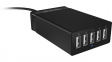 IB-CH501 USB rapid charging device, 5-port, 60 x 25 x 95 mm, 165 g