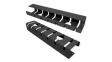 17.03.1303 Cable Organizer Tray, Black, Suitable for Desk Mount