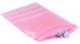 RND 600-00017 [100 шт] Recloseable Antistatic Bag, Pink, 203 x 152 mm, PU=Pack of 100 pieces