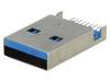 USBA-LPO3.0/SMD Вилка; USB A; на PCB; SMT; горизонтальный; смещенные выводы