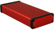 1455J1601RD Extruded Enclosure, Red, 78 x 160 x 27 mm, Aluminium, 1455