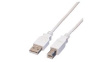 11.99.8809 USB Cable USB-A Plug - USB-B Plug 800mm White