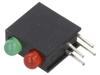 OSGRLX3E34X-3F2B LED; двухцветный,в корпусе; красный/желто-зеленый; 3мм; 20мА