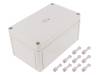 11040601 Enclosure without knock outs grey, RAL 7035 Polystyrene IP 66 N/A TK-PS