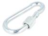 KSZ.4.40 Snap hook; steel; for rope; 40mm; zinc; Size: 4mm; with protection