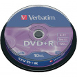 43498 DVD+R 4.7 GB Spindle for 10