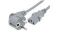 RND 465-00923 Mains Cable Type F (CEE 7/7) - IEC 60320 C13 5m White