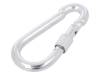 KSZ10100 Snap hook; steel; for rope; 100mm; zinc; Size: 10mm