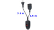 03 1595 Mouse cable switch with 1.5/3.5/5 m cord, J (T13), Type 12