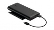 BPZ002BTBK Powerbank with Stand, 10Ah, USB A Socket/USB C Socket, Black