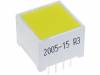 DE/4YD, Подсветка LED; желтый; Линза: матовая,желтая; ?d: 588нм; 31мкд, Kingbright