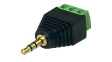 7960 Jack Plug Adapter, 3.5mm - 3 Pole Screw Terminal
