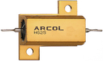 HS25 R56 J, Arcol HS25 Series Aluminium Housed Axial Wire Wound Panel Mount Resistor, 560m? , Arcol