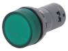 1SFA619403R5232, Индикат.лампа: индикаторная лампа; плоский; зеленый; Отв: O22мм, ABB