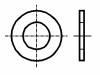 1215957 Шайба; круглая; M5; D=10мм; h=1мм; латунь; Покрытие: никель; BN:561