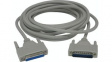 RND 765-00035 D-Sub Cable 25-Pin Male-Female 5 m Grey