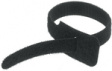 FO 200-40-0 Hook and Loop Cable Tie with Slot 228.6 x 12.7mm Fabric 180N Black